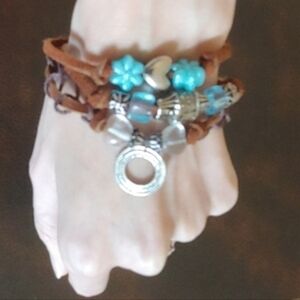 New✨️ Boho Handmade Leather Bracelet / Anklet